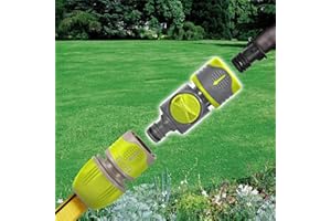 Jardibric - Raccord Automatique avec Vanne pour un Branchement Facile et Contrôlé de vos Équipements d'Arrosage, Optimisez l'efficacité de votre Système avec cette Solution Pratique