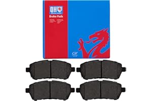 Quinton Hazell Brake Pad Set - 4 OEM Quality Direct Fit Replacement Brake Pads for Single Axle - Front - BP1637