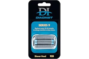 Diaginst Ricambi Testine Compatibile Con Braun Series 9 Codice 92s, Lame Flessibili, Perfette Per Rasoio Elettrico Barba E Tagliabarba Uomo,Utilizzabili A Secco O In Acqua