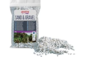 Amtra Wave Noa Grava, 1 kg, Blanco