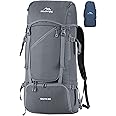 TRAWOC IGNITE 50 Litre Travel Bag Front & Top Open Backpack for Hiking Trekking Camping, Rucksack for Men & Women with Rain Cover and Shoe Compartment SHK020