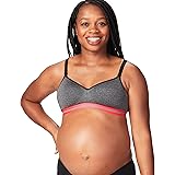 Charley M by Cake Maternity Women's Buddy Nursing Seamless | Contour T-Shirt Maternity Bra for Pregnancy