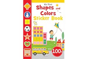 My First Shapes and Colours Sticker Book (Exciting Sticker Books With 1 Plus Colourful Stickers) Paperback by Wonder House Books