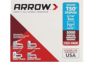 Agrafes Arrow a505ip, T50, 5/40,6 cm 8 mm (Pack de 5000)