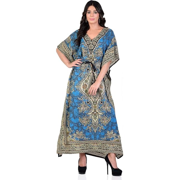 Robe Longue D'été Dashiki Style Africain - Taille Unique Jusqu'au 56 - En Coton Léger - Rouge Vif