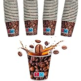 SWEEPING, 1000 Pcs Disposable Coffee Cups, 65ml Paper Coffee Cups