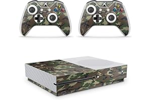 giZmoZ n gadgetZ GNG Camouflage Étiquette autocollante Champ pour Console Xbox One S + 2 Kits pour manettes