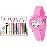 SWADESI STUFF Analogue Girl's Watch ( White Dial Multicolored Strap )