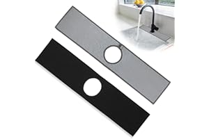 Bimkole Alfombrilla Absorbente para Grifo De 2 Piezas Grifo De Cocina Protector contra Salpicaduras Alfombrilla Absorbente para Grifo Absorbente De Microfibra para Grifo Herramientas De Baño En Casa