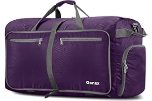 Gonex Faltbares Reisegepäck Leicht 40/60/80/100/150L Große Reisetasche Sporttasche für Reise Gym Urlaub Nacht