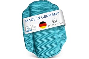 Schwanfeld® Badewannenkissen [EXTRA SICHER] - inkl. extra starken Saugnäpfen - Badewannenkissen Nacken für Sensitive Haut [Oeko-TEX® 100 Standard] - Badekissen Geruchsneutral (Made in Germany)