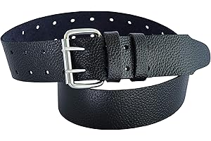 BBI LTD Scaffolding Professional Black BBI Heavy Duty Leather Work Tool Belt 2'' Wide Brand Top UK Quality