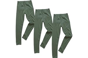 HERMKO 2720 3er Pack Kinder Legging aus Bio-Baumwolle