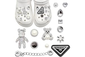 JKDHJK Shoe Charms for Croc Charms, Crystal Diamond Shoe Accessories, Crocs Accessories are Ideal for Children's Birthdays, Gifts and Shoe Decorations