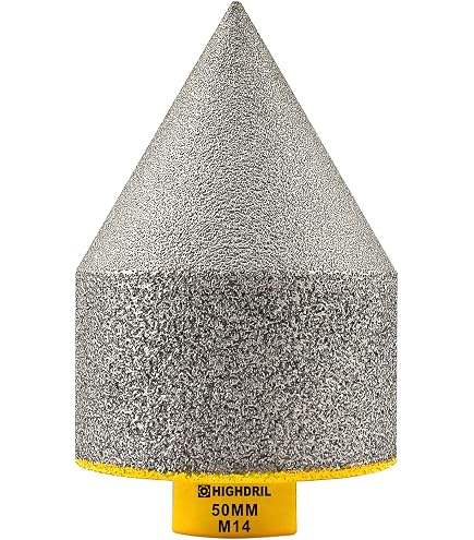Fraise à Chanfrein Diamantée HIGHDRIL 6-25mm - Pour Carrelage Céramique, Granit, Marbre Et Quartz