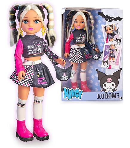 Nancy 700015786 Wildpuppe – 43 Cm Mit 9 Looks & Accessoires, Lockiges Haar, Für Kinder Ab 3 Jahren
