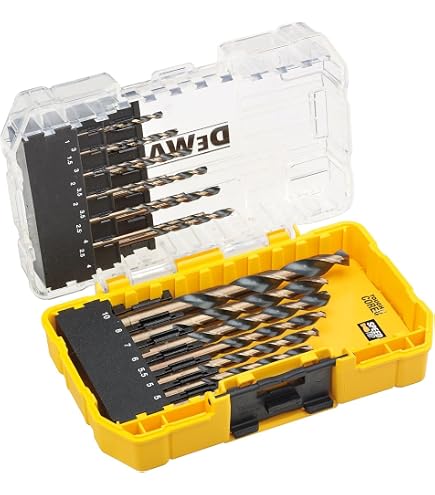 DEWALT Set 14 Pezzi Punte Per Trapano In Acciaio Al Cobalto - Con Punta Pilota E Custodia Organizzata