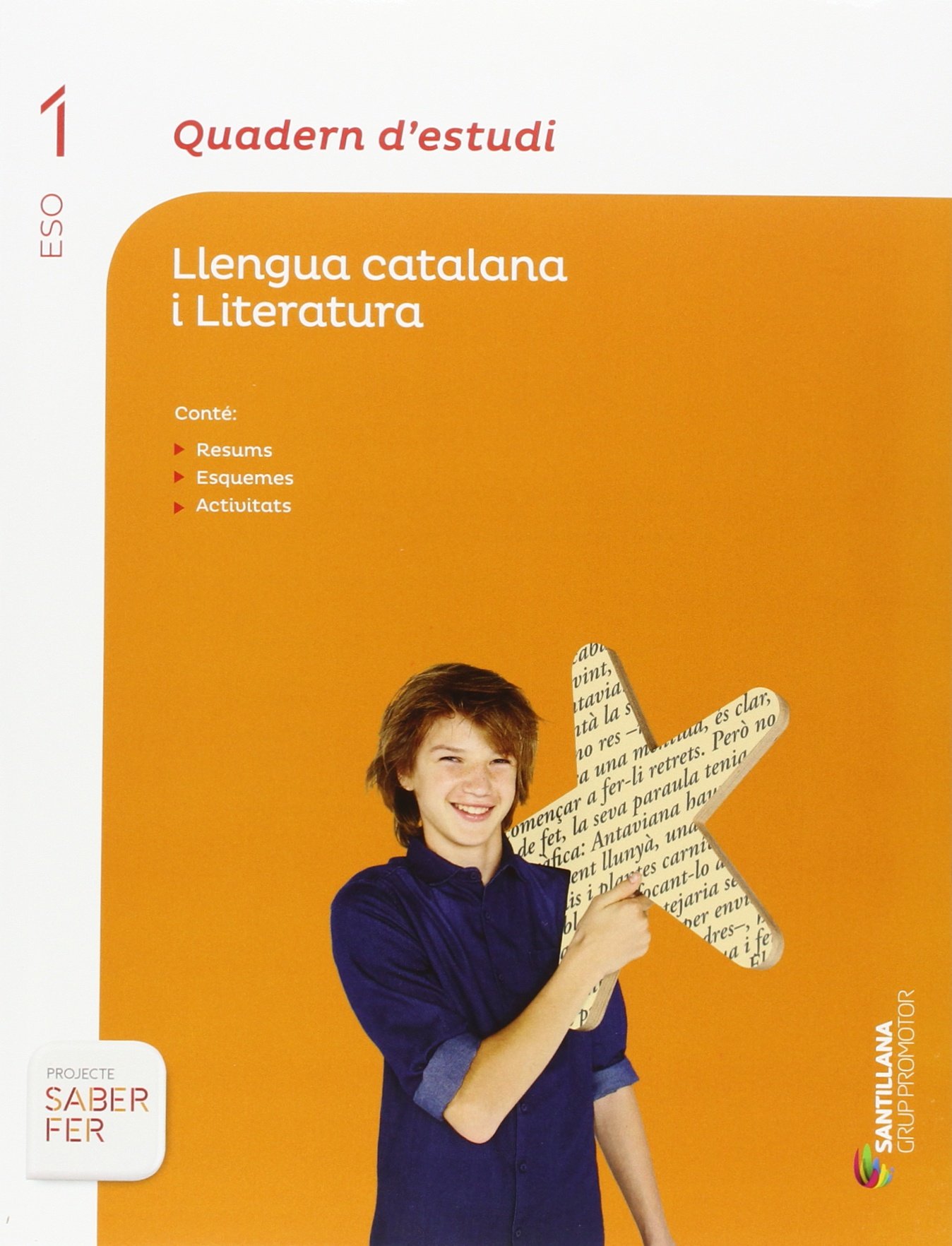 QUADERN D'ESTUDI LLENGUA CATALANA I LITERATURA 1 ESO SABER FER
