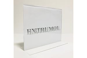 EXTRUMOL Porta folletos/Porta menú/Porta precios/Portafoto APAISADO (HORIZONTAL) Metacrilato ambas caras 297mmx420mm (DIN A3)