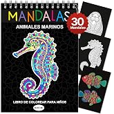 Finoly Mandalas for Kids and Girls Coloring Mandalas for Animal Coloring | Reduces Stressing | For Beginners and Advanced | I