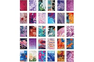 TuYines Set di cartoline moderne, cartolina astratta, cartoline artistiche, cartoline colorate, cartoline retrò a tema amore, amicizia, cartolina per bambini