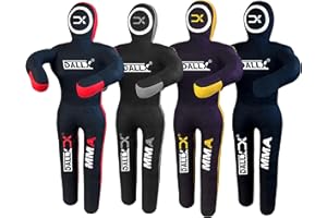DALLX MMA Grappling Dummy BBJ Wrestling Brazilian Jiu Jitsu Punching Bag Judo Karate Throwing Boxing Fighting Dummy Self Defense Standing Position – UNFILLED