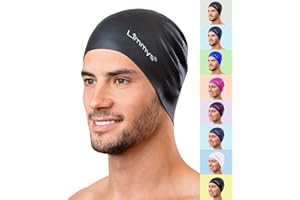 ‎LIMMYS Limmys Premium Badekappe für Damen & Herren – Weiche Silikon Badehaube für Erwachsene – Bequeme, Stromlinienförmige Passform, Chlorresistent, Hypoallergen, Schwimmhaube für Training & Freizeit