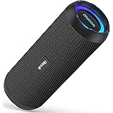 RIENOK Cassa Bluetooth Portatile Potente IPX7 Impermeabile Altoparlante Bluetooth, Bassi Potenti, Bluetooth 5.3, Luce LED, AU
