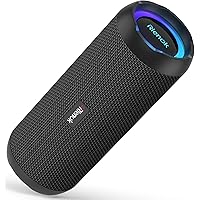 RIENOK Cassa Bluetooth Portatile Potente IPX7 Impermeabile Altoparlante Bluetooth, Bassi Potenti, Bluetooth 5.3, Luce LED, AU
