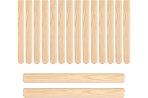 Dedjgoo 8 Pairs Rhythm Sticks Music Percussion Sticks Versatile and Wooden Instruments for Kids and Adults
