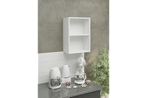 JD Greta Kitchen Wall Cabinet 300-1000mm Mounted Upper Carcass - No Doors (Handles, Hinges, Wall Brackets Included) (500mm)