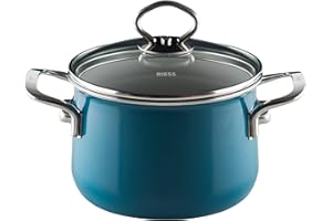 Riess 0701-010 New Aquamarine Top 3000 Rondel z pokrywą szklaną niebieski kadet 16 cm 2 l