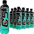 C5 HYDRATION Blue Raspberry Electrolytes & Vitamin Water- Zero Sugar, 20 Calorie BCAA for Recovery -VIT B ENERGY, VIT C & E ANTIOXIDANT, VIT D3 for IMMUNITY - Refreshing Ramadan Drink Pack of 12