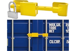 Containerschloss aus gehärtetem Stahl Sicherheitsschloss Diebstahlschutz Bügelschloss Stahl Schloss inklusive Bügelschloss un