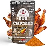 Poppamies Chicken BBQ Rub &ndash; 100% Natural BBQ Seasoning &ndash; Dry Marinade and Spice Mix, Especially Suitable for Chicken &ndash; Ideal