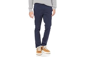 Amazon Essentials Pantalones Chinos de Pitillo, Elásticos, Informales Hombre