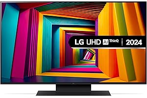 LG 43UT91006LA 43-Inch 4K UHD Smart TV, α5 AI Processor Gen7, Freeview Play and Amazon Alexa, 60Hz, Ashed Blue [Model 2024]
