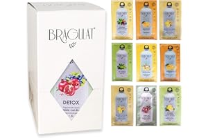BRAGULAT/Saborizantes de agua Sin Azucar, con fruta deshidratada, Vitamina C y B12, colorantes y sabores naturales | Agua con Sabor a Frutas| 15 Sobres Bienestar.