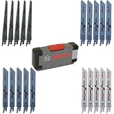 Bosch 20 par&ccedil;a Testere Bı&ccedil;ağı ToughBox Ahşap ve Metal i&ccedil;in &Ccedil;ok Satan 2607010902