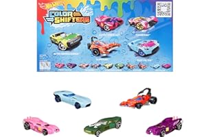 Hot Wheels Pack de 5 Coches Que cambian de Color, Modelo Surtido (GMY09)