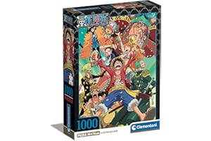 Clementoni Puzzle One Piece - 1000 Pezzi - Puzzle Adulti, Poster Incluso, Puzzle Anime, Manga, Divertimento Per Adulti, Made In Italy, 39921