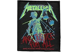 RAZAMATAZ Metallica And Justice For All Official New Patch (10cm x 8cm)