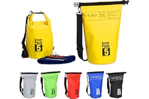 Relaxdays Sac Étanche Ocean Pack 5 litres Sac étanche, 38 cm