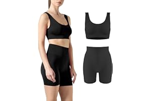 Risalti Pantaloncini Palestra Donna Costina Sara - Leggins Sportivi Donna in Microfibra, Shorts Donna Vita Alta, Pantaloncini Sportivi Donna, Abbigliamento Donna Senza Cuciture - Made in Italy