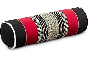 Livasia | Rouleau d'oreiller de Yoga | Rouleau de Relaxation | 58 cm x Ø 17 cm | Traversin pour Yoga et Pilates | Rôle de la Gymnastique
