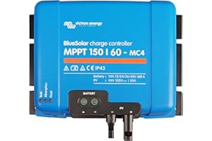 Victron Energy BlueSolar MPPT MC4 150V 60 amp 12/24/36/48-Volt Contrôleur de Charge Solaire