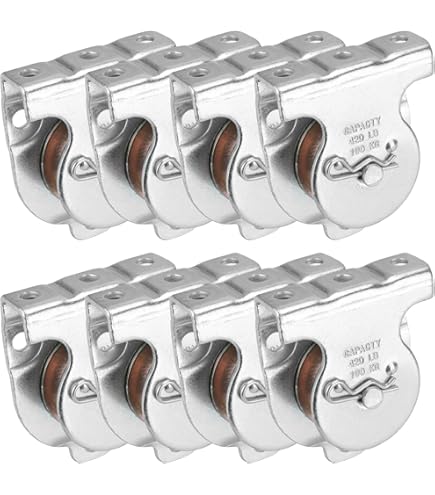 Poulie Fitness Câble Poulie Renvoi Acier Inoxydable 48mm - Roulement à Billes - Pour Câble Acier, Portail, Fitness Poulie Escalade