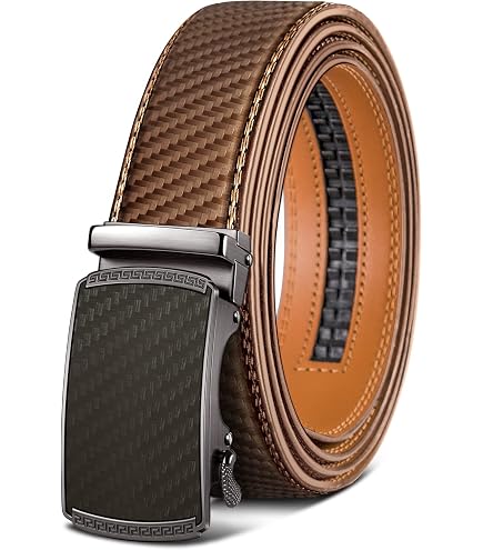 Set Cinture Uomo ITIEZY A Cricchetto | 2 Pezzi (Nero + Marrone), Pelle, Larghezza 35 Mm, Taglia Regolabile 28-36W