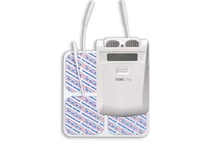 TensCare TENSOne - Macchina a doppio canale per la riduzione del dolore con tecnologia TENS - Comandi di rotazione per facilitare il cambiamento delle impostazioni, utile per artrite nelle mani.