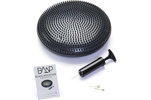 Black Mountain Products Exercise Balance Stability Disc with Hand Pump